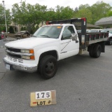 1998 Chevrolet 1-Ton Dump Truck, 454 V-8 Gas Engine, 5-Spd. Trans., 135,077