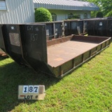 Roll-Off Flatbed 16'x8' w/Removable Side Boards