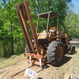 Case 584C Straight Mast Forklift (Salvage Only)