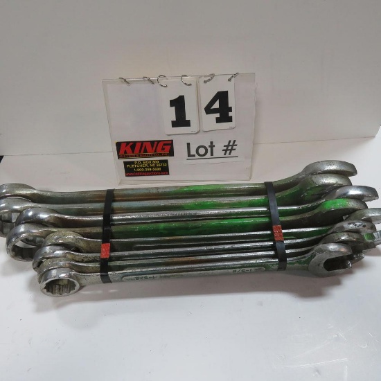 (8) Combination Wrenches, 1 5/8" to 2 1/2"