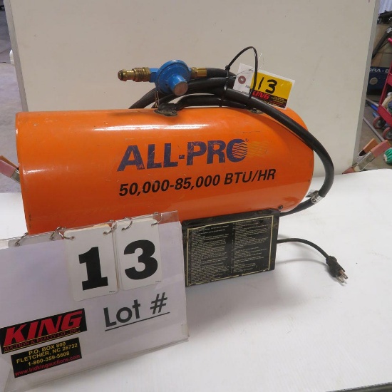 All Pro Propane Heater -  50,000-85,000 BTU