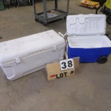 Large Coleman & Igloo Ice Chests