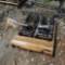 (2) Motorcycle/ATV Jacks & Pittsburgh Automotive 2-Ton Engine Hoist