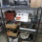 Rack w/Contents:  Adjustable Stilts, Dremel Tools, Bearing Units, Key Stock