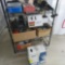 Rack w/Contents:  Assorted Screws, Nuts, Brackets Key Boards, Monitor Scree