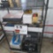 Rack w/Contents:  Schumacher Charger 3A 12-Volt, 300 W Sine Power Inverter,