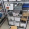Rack w/Contents:  Hot Knife, Dremel Tool Kit, Linear Bearing Blocks, Circui
