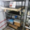 Rack w/Contents:  Plexiglass, Black & White Slick Strip, 3/4