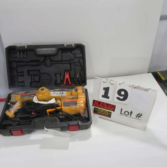 Electric Jack for Car, 12-Volt Lighter-Powered 2T