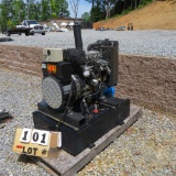 Central Maine Diesel Generator, 23,000 Watts Perkins 4-Cyl. Engine, 11.3 Ho