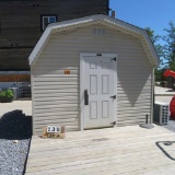 12'x12' Storage Building, Wired w/A/C Unit