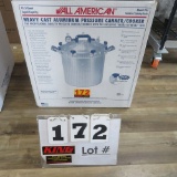 All American 45.5 Quart Heavy Cast Aluminum Pressure Canner/Cooker Mdl. 941