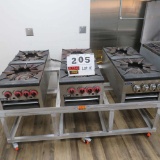 (2) Kitma 2-Burner Propane Stoves, 160,000 BTU