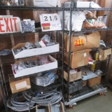 (2) Racks w/Contents:  Wire, Conduit, Electrical Boxes