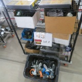 Rack w/ Contents:  Drill Bits, Allen Wrenches, Portable Ozone Generator, El