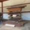(2) Racks in Opening of Galvanized Angle Stainless Steel Plate, I-Beams, Tubing, Aluminum Wide Fl...