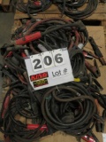 Pallet of Misc. Welding Leads & Gauge Rod Leads