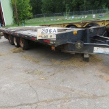 1988 Hooper 20' Tri-Axle Equipment Trailer VIN #1H9FB203110470531