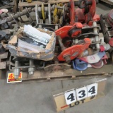 Pallet of Beam Trolleys; (1) New in Box 3-Ton, (3) 2-Ton, (1) 3-Ton & (3) 5