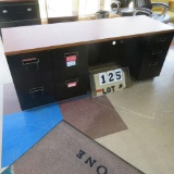 Office Desk w/File Cabinets, 75