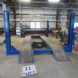 Bend Pak 4-Post Lift w/(2) Sliding Jacks, Mdl. HB-35, 35,000 # Cap., S/N 5175853-0012