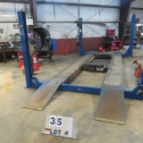 Rotary 4-Post Lift w/Open Front End, 12,000# Cap. w/(2) 6,000# Jacks