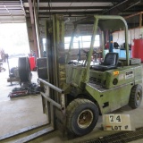 Clark Forklift, 4-Cyl. Gas Engine, 5,000# Cap. No Power Steering, No Serial Plate, 5408 Hrs.