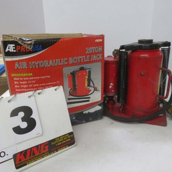 20-Ton Air Hydraulic Bottle Jack