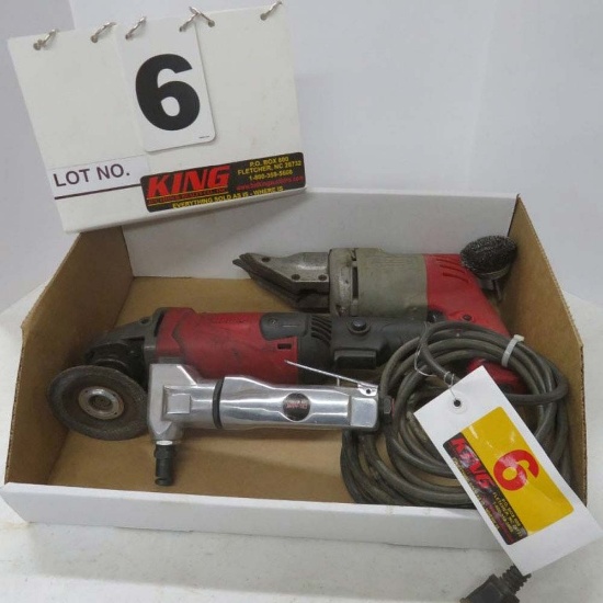 Milwaukee Nibbler, Air Nibbler, Bauer 4" Grinder