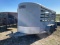 BUMPER PULL 16â€™ STOCK TRAILER