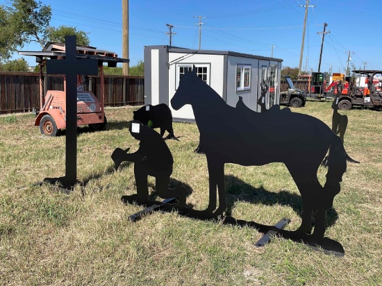 KNEELING COWBOY W/CROSS