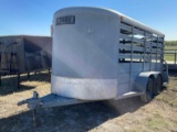 BUMPER PULL 16â€™ STOCK TRAILER