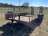 18â€™ BUMPER PULL  W/RAMPS