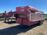 1996 CM  20X6 STOCK TRAILER