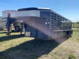 2008 RANCH KING  28â€™ STOCK TRAILER