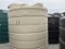 3000 gal beige flat bottom tank