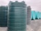 3000 gal dark green flat bottom tank