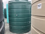 2500 gal dark green flat bottom tank