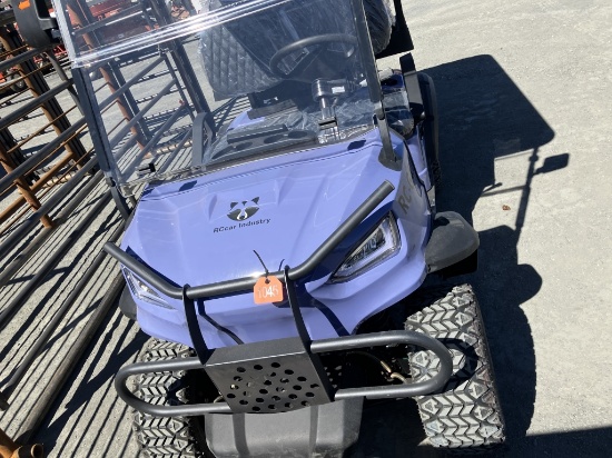 RC- 64.0 purple electric golf cart