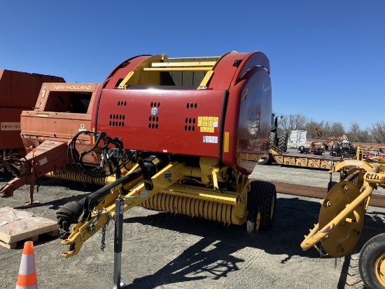 "new holland roll belt 460 hbjrb460emn207053 2022 yr 2778 bales w/ moisturemeter