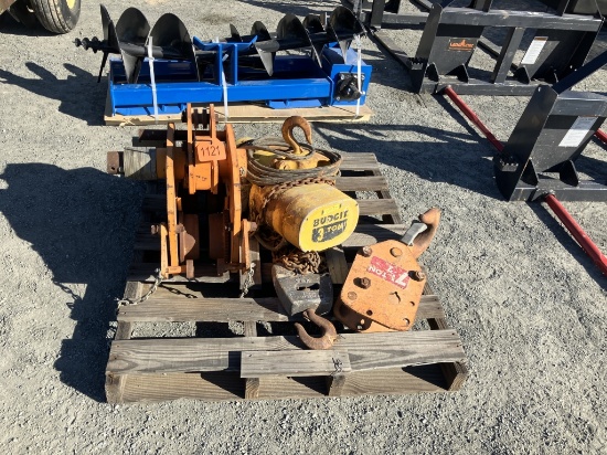 BUDGIT 3 TON CHAIN HOIST &TROLLEY