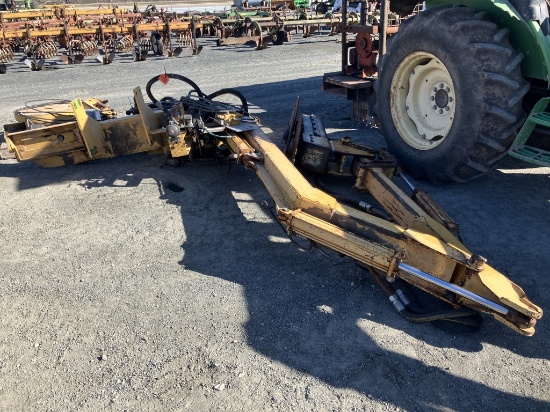 Tractor boom shredder fontaino