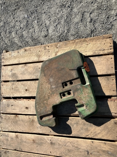 JD front tractor weights