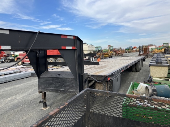40ft gooseneck trailer w/ dual tandum axles w/tite