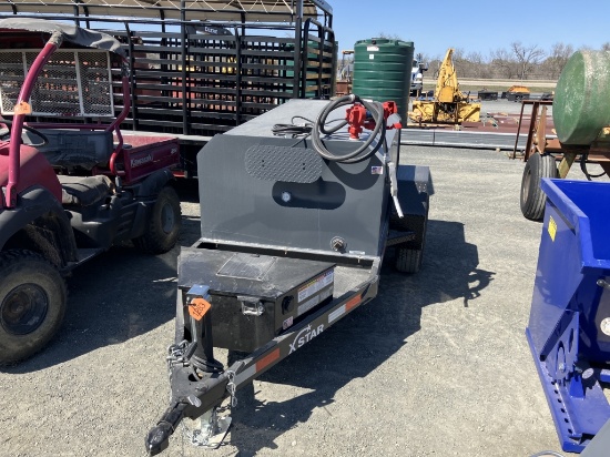 x-star fuel trailer 350 gal w/ title vin# 1j9j3a313sh563185