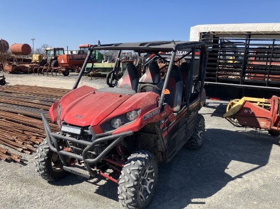 Kawasaki 4x4 4 seater mule runs + drives 183 hrs