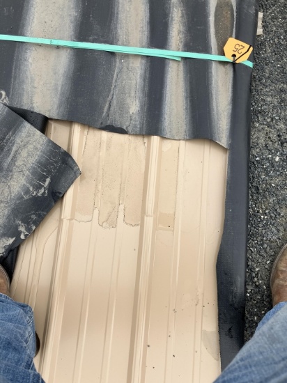 33ft tan classic rib tin