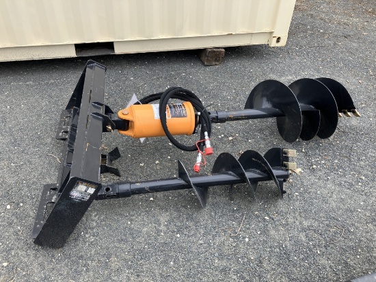 wolverine ss hydrolic post hole digger w/ 2 augers