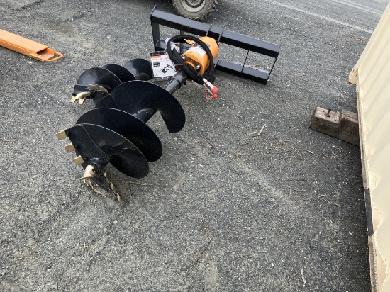 wolverine ss hydrolic post hole digger w/ 2 augers