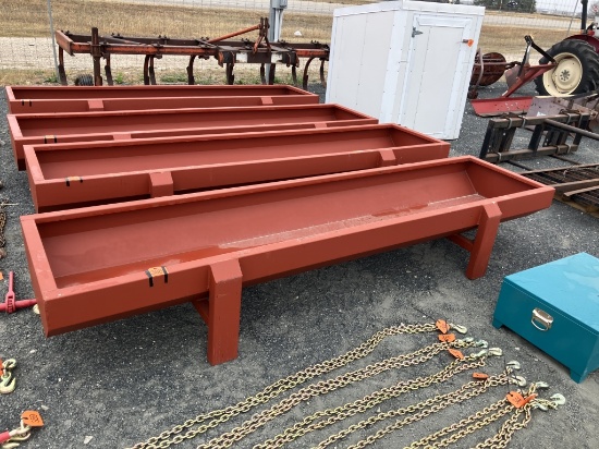 10ft metal feed trough